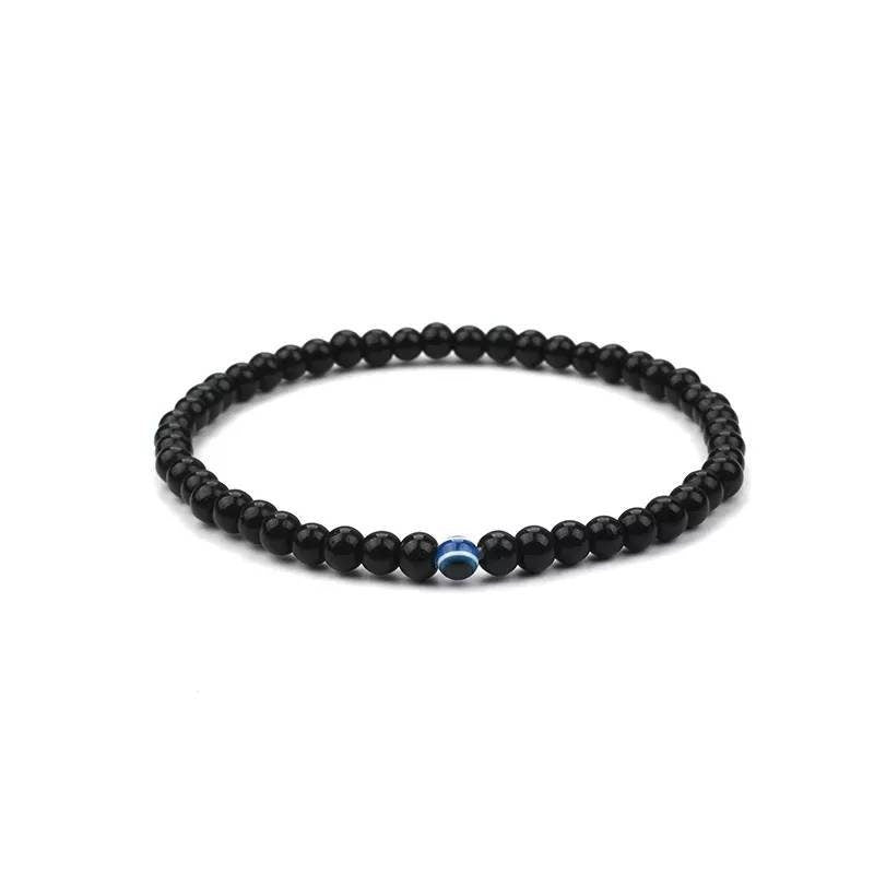 Evil eye men's beaded bracelet| 'protection Bracelet'