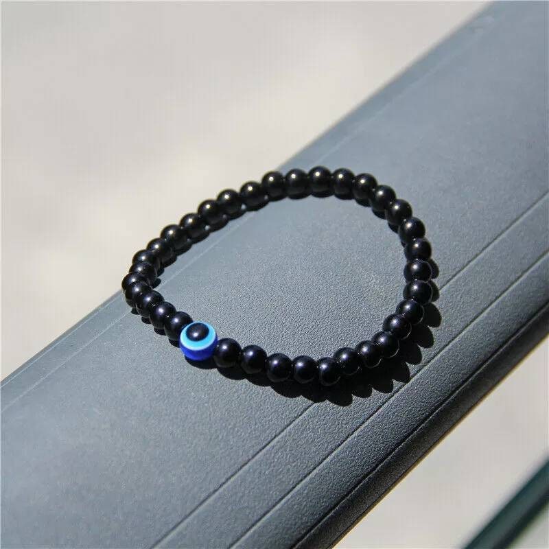 Evil eye men's beaded bracelet| 'protection Bracelet'