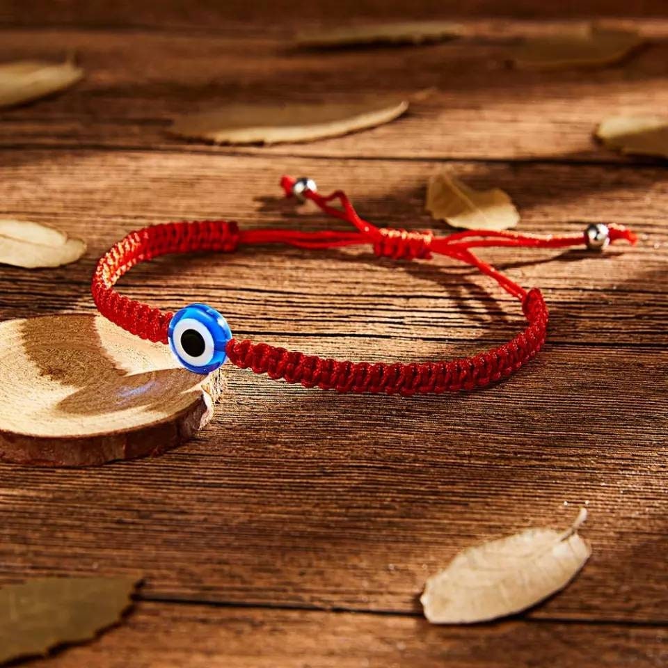 Evil Eye Red String Adjustable Bracelet