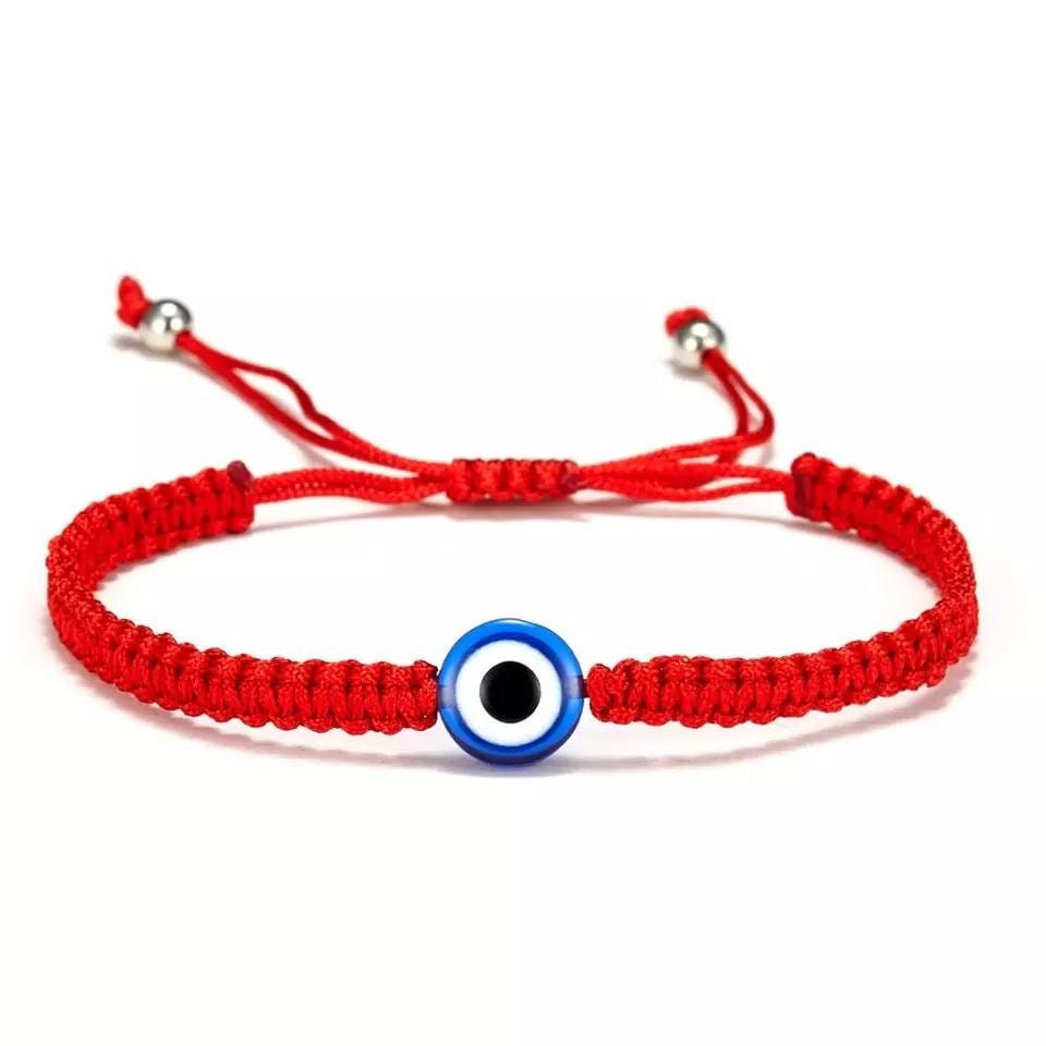 Evil Eye Red String Adjustable Bracelet