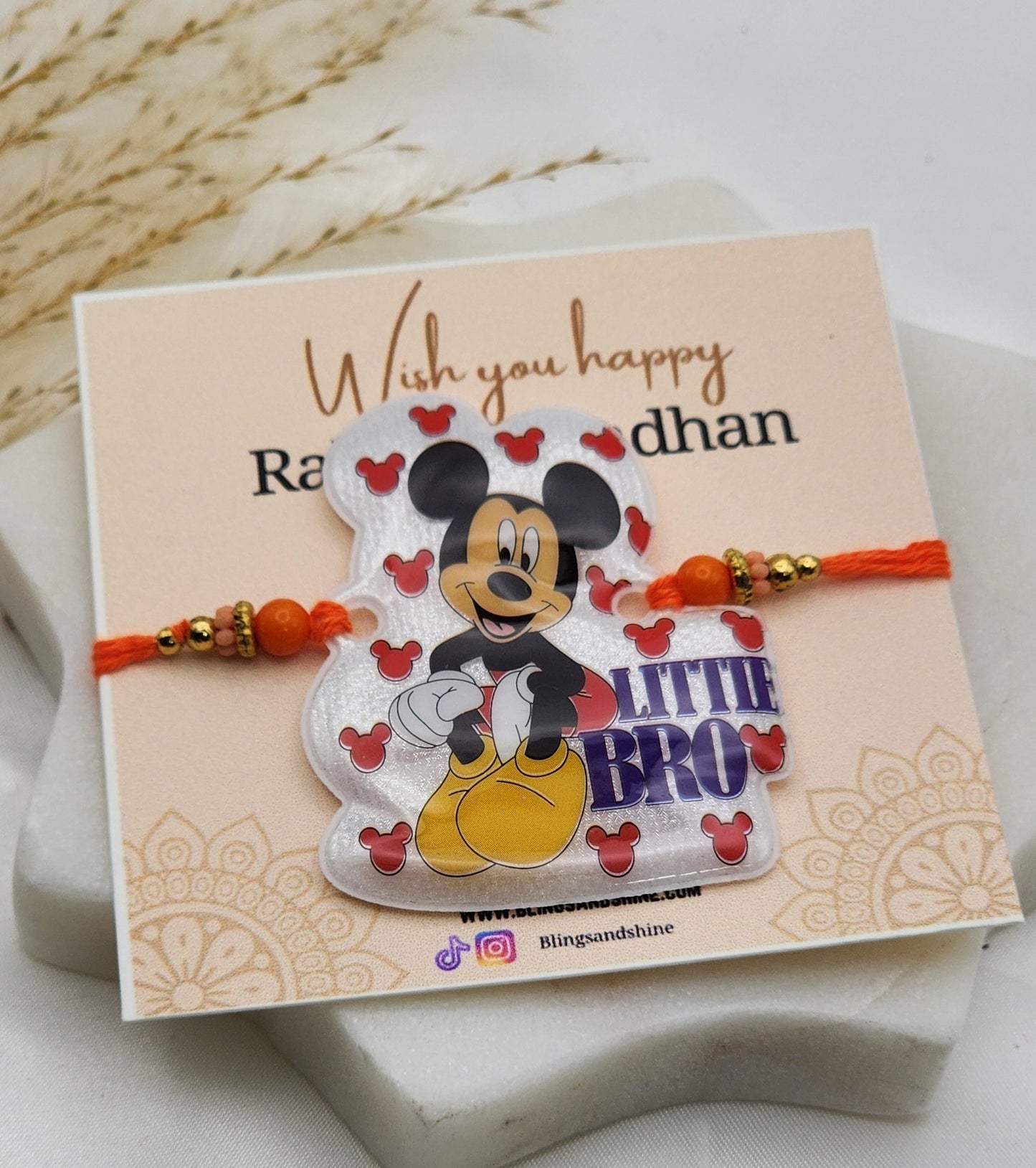 Kids Rakhi (Mickey Mouse, Spiderman,Captain America, hanuman )