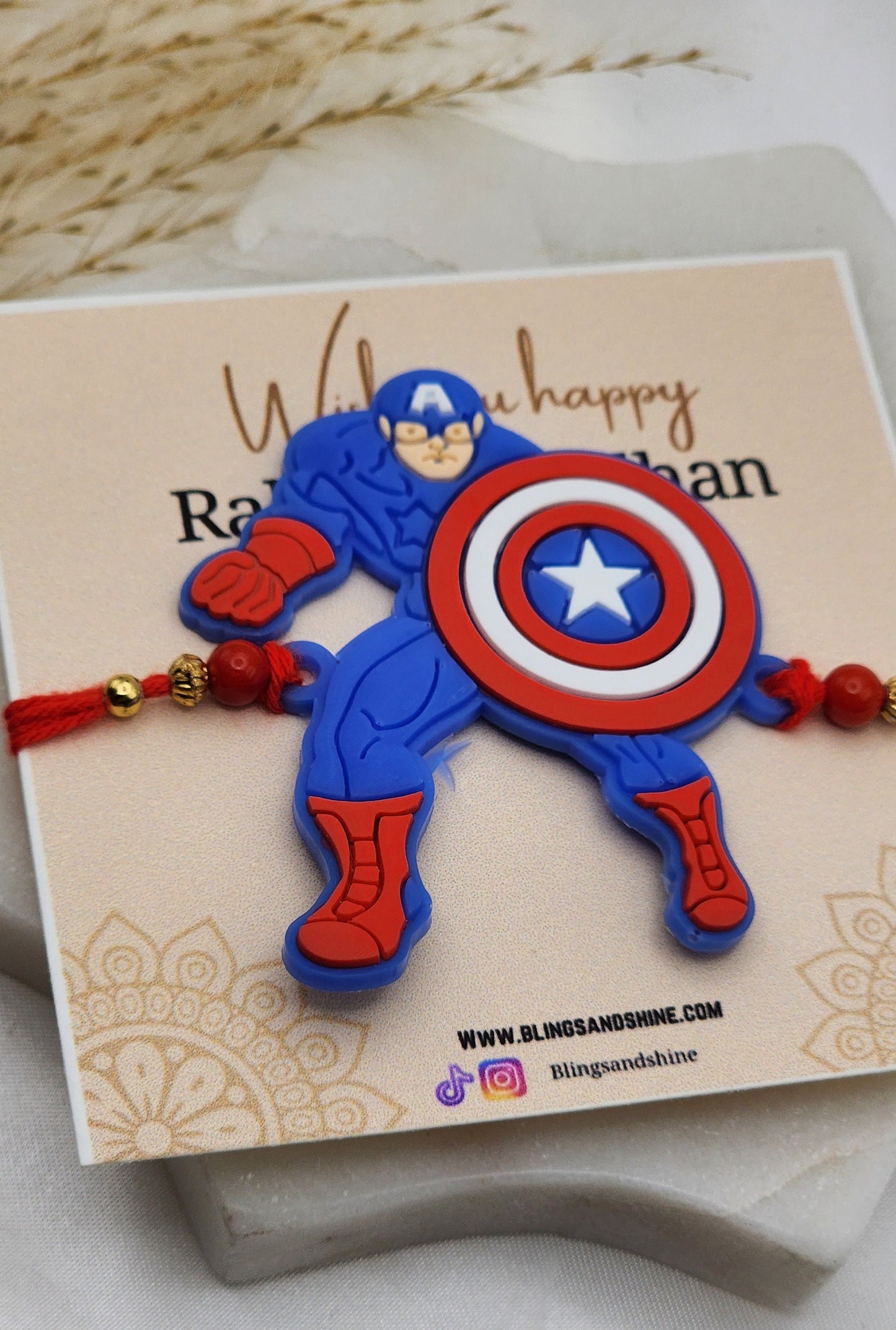 Kids Rakhi (Mickey Mouse, Spiderman,Captain America, hanuman )